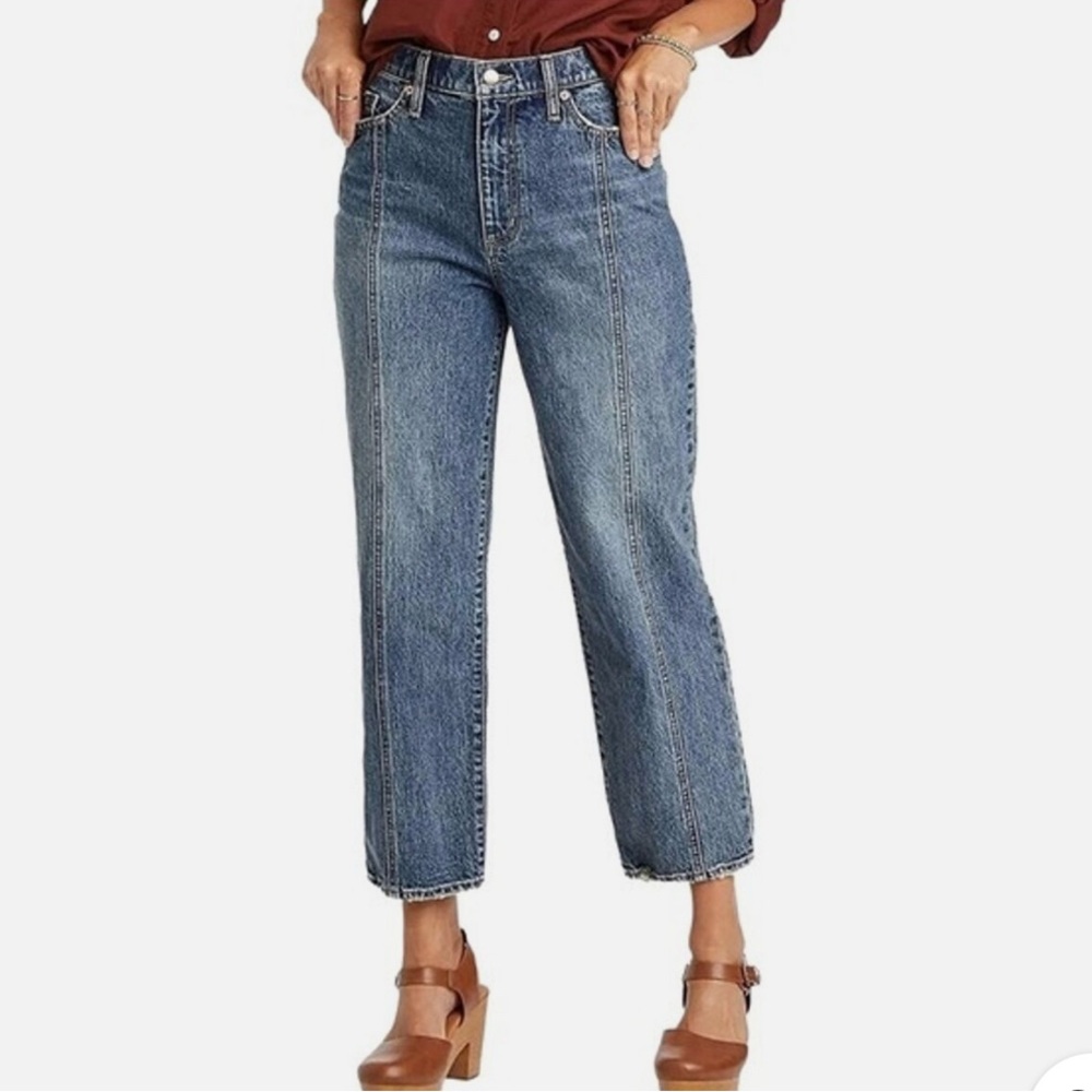 Universal thread straight wide leg jeans